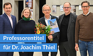 HCU verleiht Dr. Joachim Thiel den Professorentitel