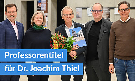 HCU verleiht Dr. Joachim Thiel den Professorentitel