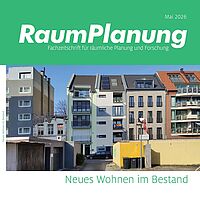 Titelbild der Zeitschrift Raumplanung von Mai 2026